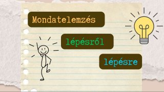 Mondatelemzés lépésről lépésre