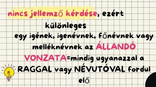 RÉSZES-és ÁLLANDÓ HATÁROZÓ